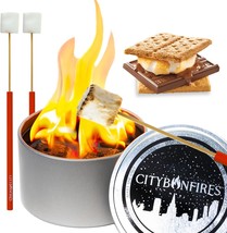 City Bonfire S&#39;Mores Night Pack | 1 City Bonfires | Makes 4 S’Mores | Po... - £32.90 GBP