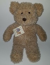 VTG Yangjee Tan Teddy Bear Plush Curly Fuzzy Stuffed Animal Toy Lovey 1985 - £33.05 GBP