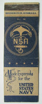 Made Expressly for the United States Navy  20 Strike US Military Matchbook Cover - £1.38 GBP