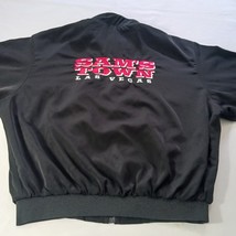 Vintage CSF GIRARD Sam's Town Las Vegas Men's Black Full Zip Pockets Jacket XL image 14