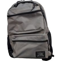 Eastport Campus Tech Portable Straps Backpack Gray Logo Travel Side Pockets - $21.99