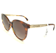 CHANEL Sunglasses 5440-A c.1077/S5 Gold Brown Horn Asian Fit with Brown Lenses - £200.50 GBP