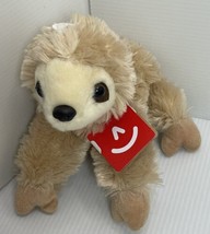 Aurora 8&quot; Sloth Two Toed Aurora Beigh Plush Stuffed Toy Cute Cuddly Wild Zoo - £9.05 GBP