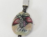 Necklace Pendant Costume Jewelry High End Unbranded Handpainted 3D 1.25&quot;... - $9.79