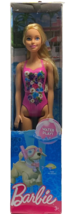 Barbie Water Play Blonde Beach Doll One Piece Pink Suit - £11.04 GBP