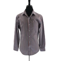 Hemrajani Custom Tailored Long Sleeve Shirt Slim Fit 21&quot; Chest, 19&quot; Wais... - £25.71 GBP