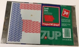 Iowa Unrolled Alluminio “7 Up” Can 1846 States - United Noi Stand - £32.37 GBP