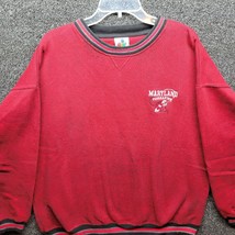 Vintage Maryland Terps Men&#39;s XL Knit Crew Neck Pullover Sweater Midwest ... - £26.64 GBP