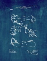 Horse Riding-saddle And Saddle Attachment Patent Print - Midnight Blue - £6.22 GBP+