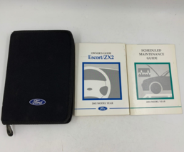 2002 Ford Escort Owners Manual Set with Case OEM E03B36041 - £10.08 GBP