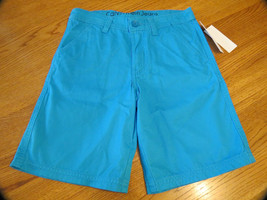 Boy&#39;s youth Calvin Klein Jeans 16 shorts 3165012-42 Electric Blue Big Bo... - $14.40