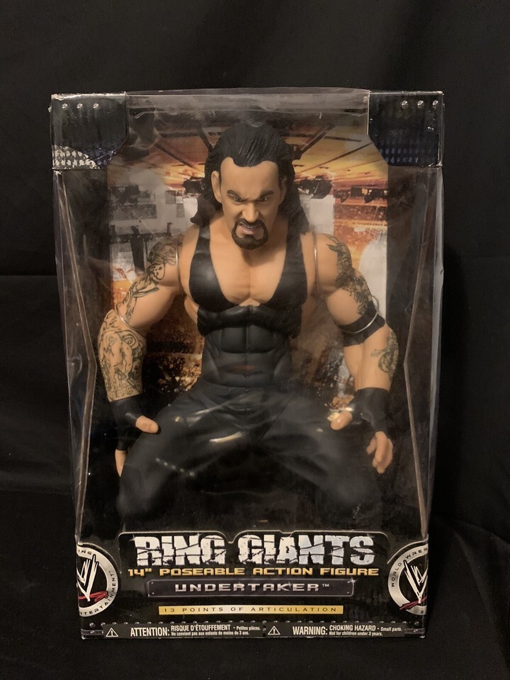 UNDERTAKER WWE Jakks Pacific 14&quot; RING GIANTS Action Figure - $42.07