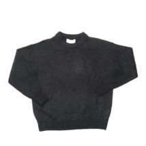 NWT Everlane The Alpaca Crew in Heathered Black Pullover Sweater S - $92.00