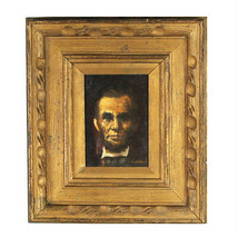 &quot;Abraham Lincoln Oil Study&quot; By Anthony Sidoni Signed oil on Canvas 15&quot;x13&quot; - £5,221.69 GBP