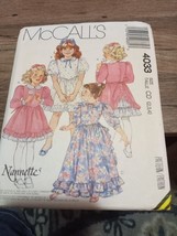 McCall&#39;s Pattern 4033 Girls&#39; Dress or Gown Size 2,3,4  Uncut - £5.71 GBP