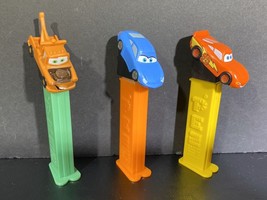 Disney Pixar Cars Pez Dispenser Lightning Mcqueen Mater Sally - £4.60 GBP