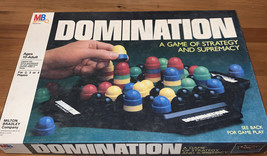VINTAGE 1982 Domination Board Game - Milton Bradley Complete - $14.85
