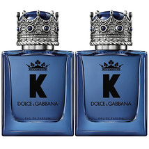 Pack of (2) New Dolce &amp; Gabbana K Eau De Parfume Spray for Men 1.7 Ounce - £88.40 GBP