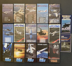 Wide World Of Flying Air Power VHS Lot Bonus King Take-Off &amp; Attack Choppers  - £18.90 GBP