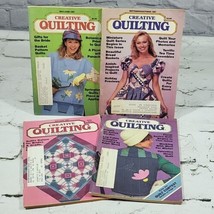 Creative Quilting Magazine Vintage 80&#39;s Pattern Booklets Lot of ll4  - $9.89