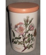 Portmerion  BOTANIC GARDEN Pattern 7 Inch DOG ROSE CANNISTER with Lid - $926.45 MXN