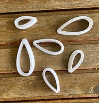 Long Teardrop Polymer Clay Cutters Available in Different Sizes or  Set ... - £2.13 GBP+