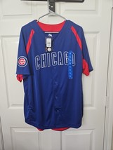 Majestic MLB Authentic Chicago Cubs Blue Men’s Home Jersey Size Large NWT  - $742.39 MXN