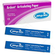 Whip Mix Ardent Articulating Paper Extra Thin Blue 144 Strips (63. microns) - £11.71 GBP