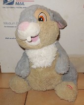 Hallmark / Disney Bambi Thumpin Thumper Rabbit 10" Plush Talking Sounds Motion - $14.43
