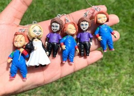 Chucky Earrings, 3D Horror Character Dolls - £13.72 GBP+