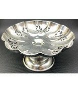 Antique Warwick Plate S.P. on Copper Silver Plate Pedestal Candy Nut Dis... - £18.72 GBP
