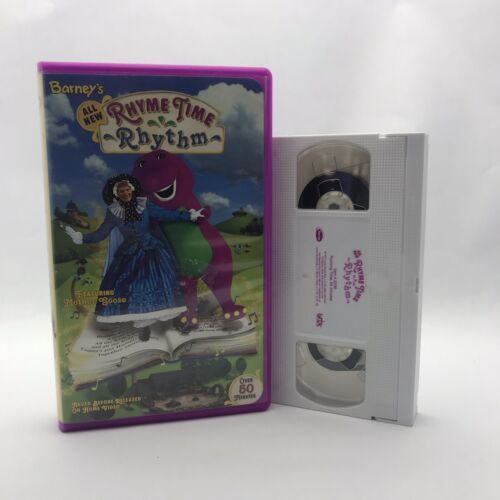 Primary image for Barneys Rhyme Time Rhythm featuring Mother Goose VHS Lyons Partnership 1999
