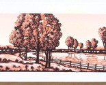 Vintage 1978 Serigraph Signed Numbered Titled &quot;Autumn Oaks&quot; - £46.55 GBP