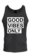 Good Vibes Only Men&#39;s T-Shirt Tank Top (XL) - £10.65 GBP