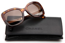 NEW CHANEL 5370-A c.1580/S9 Havana SUNGLASSES 3P 54-21-135mm Italy - $377.29