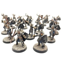 Warriors of Minas Tirith 24 Painted Miniatures Gondor Men Middle-Earth - £171.46 GBP