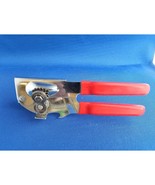 Vintage Swing-A-Way No. 6 Can Opener Bottle Red Grips Manual 7” USA Away - $12.86