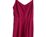 Old Navy Womens Medium Hot Pink Strappy V Neck Sundress Dress Zip Side - £9.68 GBP