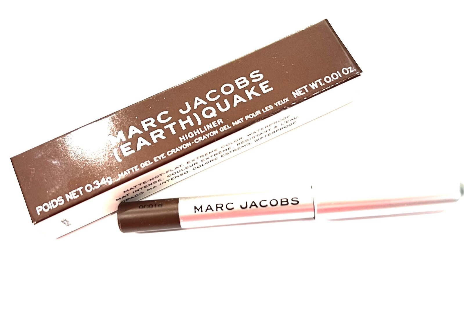 Marc Jacobs Highliner Gel Eye Crayon Eyeliner EARTHQUAKE Matte MINI NIB - $20.00