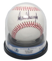 Donald Trump Autographed Official MLB Baseball Beckett Encapsulated Auto 9 - £7,057.52 GBP