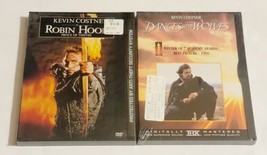 Robin Hood Prince Of Thieves &amp; Dances With Wolves Dvd Factory Sealed New - £10.10 GBP