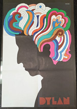 Bob Dylan Greatest Hits Lp Poster Insert KCS-9463 Milton Glaser fold-out Nm 1966 - £182.48 GBP