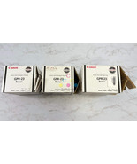3 Open OEM Canon iR C2550,C3080,C3480,C3580 Black Toners GPR-23K, 0452B0... - $67.32
