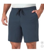 Mondetta Mens Shorts Blue Active Moisture Wicking Pockets Elastic Waist ... - $45.44 CAD