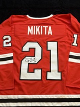 Stan Mikita Signed Chicago Blackhawks Hockey Jersey COA - £198.45 GBP