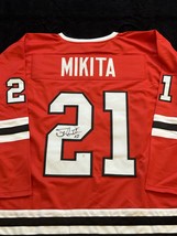 Stan Mikita Signed Chicago Blackhawks Hockey Jersey COA - $249.00