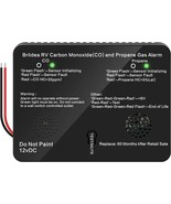 RV Carbon Monoxide &amp; Propane Gas Alarm, Briidea Dual LP/CO Detector with... - $47.51