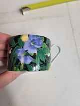 Vintage Nitto Fine China Tea Cup Floral Design Flower Japan VTG Multicolor - £19.28 GBP