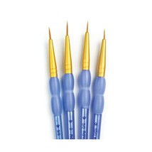 Royal &amp; Langnickel Golden Taklon Detail Round Synthetic Paint Brush Set  - €11,29 EUR
