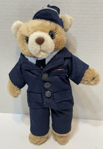 US Air Force USAF Female Officer Dress Uniform 10in Mini Teddy Bear - £12.99 GBP